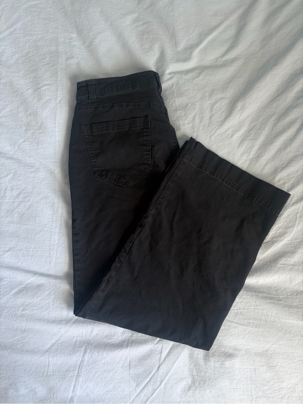 Old Navy Black High-Rise Wide-Leg Pants